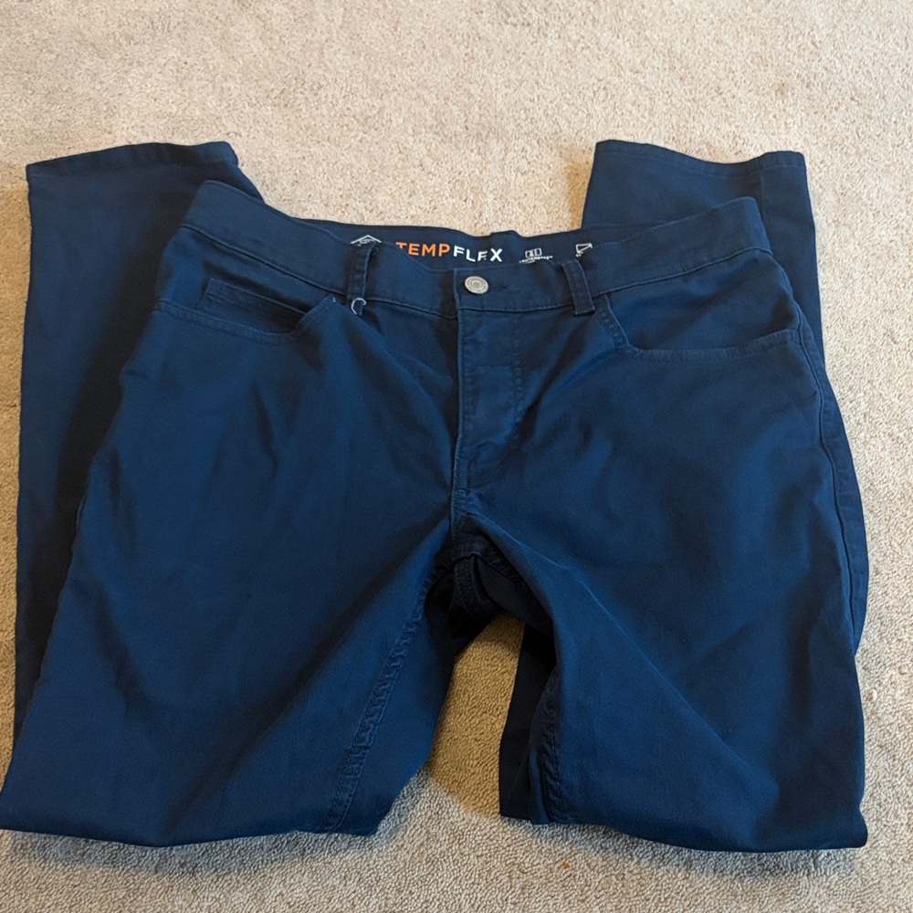 Men's Navy Straight Leg Pants